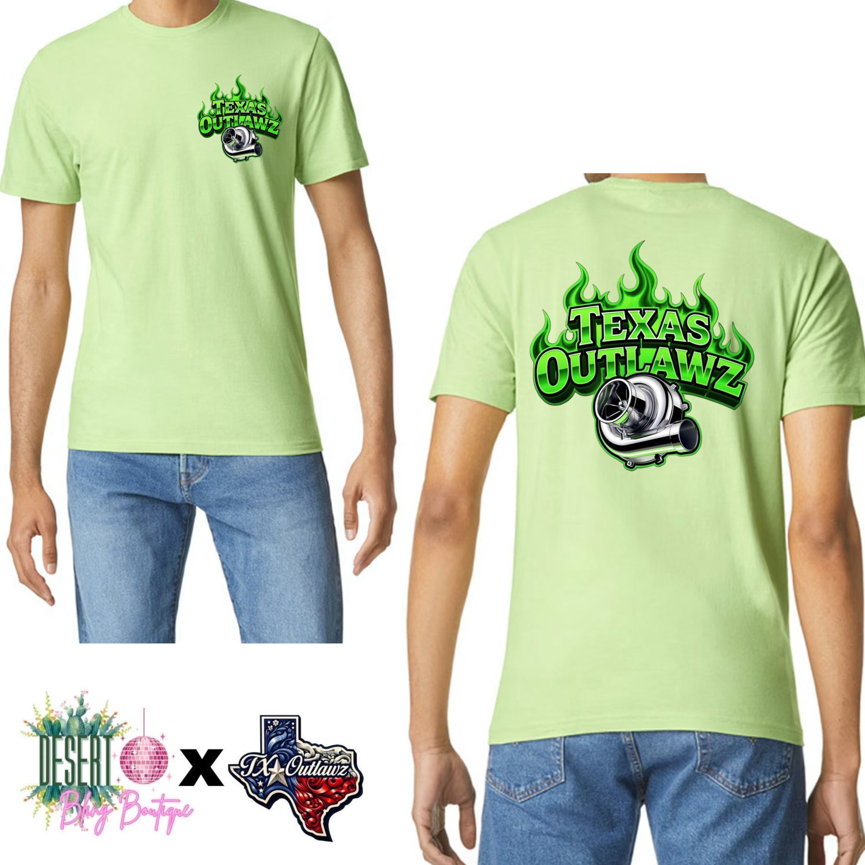 Green flame TO tee