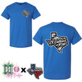 Black and white T.O logo tee