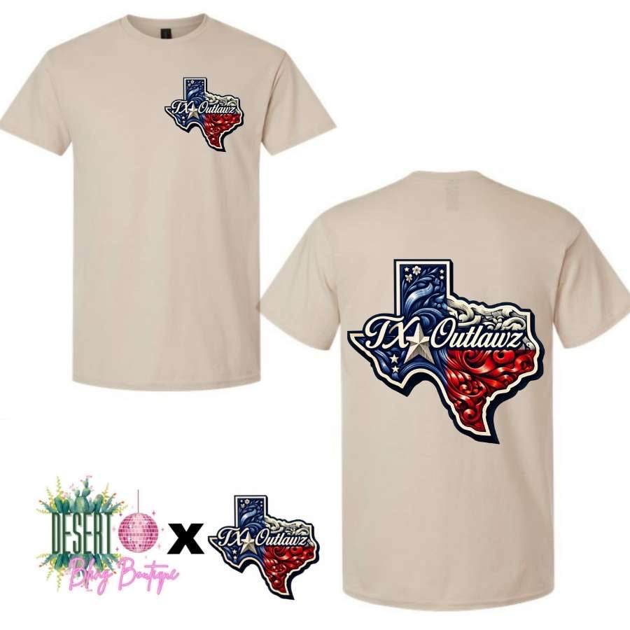 Og Tx Outlawz logo tee