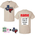 Custom QR code Tee